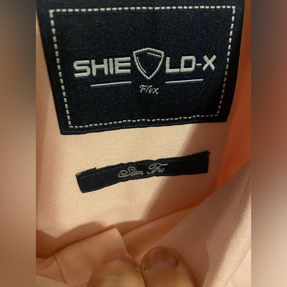 Men’s Dress Shirt, Pink, M - Picture 3 of 5